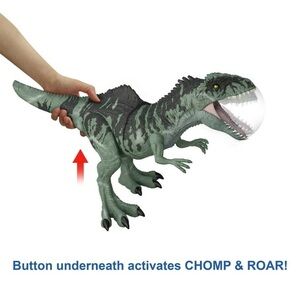 Jurassic World Dominion Strike ‘N Roar Giganotosaurus Dinosaur Action Figure
